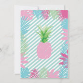 Tarjeta de Invitación Flamenco Baby Kaart (Achterkant)