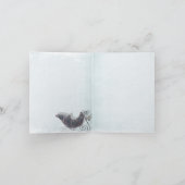 Tarjeta de Navidad Azul y dorado Feestdagen Kaart (Binnen)