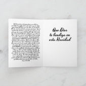 Tarjeta DE Navidad bedriegt Escritura Feestdagen Kaart (Binnen)