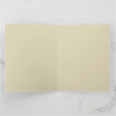 Tarjeta de Navidad ilustración hojas abeto verde Kaart (Binnen)