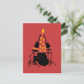 Tarjeta de navidad para músicos Tarjeta de Navidad Briefkaart (Staand voorkant)