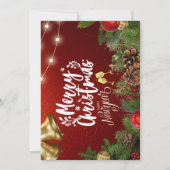 Tarjeta de navidad y año nuevo feestdagenkaart (Voorkant)