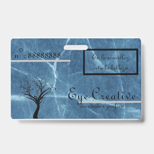 Tarjeta de presentacion [Oogcreatief] Badge (Front)