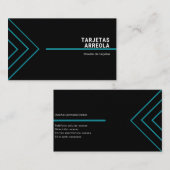 tarjeta de presentación original  visitekaartje (Voorkant / Achterkant)