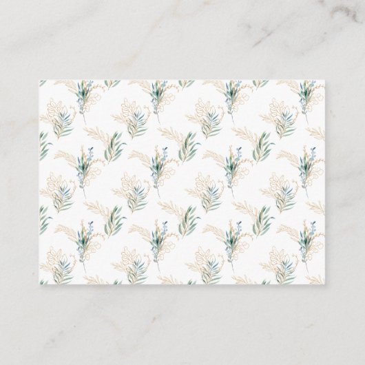 Tarjeta de recepción Diaper Raffle Informatiekaartje (Achterkant)