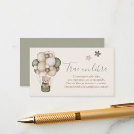 Tarjeta De Recepción Libros para el bebé Informatiekaartje