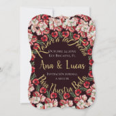 Tarjeta de reserva de fecha| Reserva la Fecha Kaar Feestdagenkaart (Voorkant)