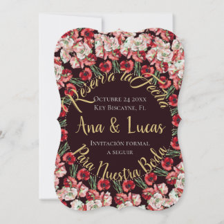 Tarjeta de reserva de fecha| Reserva la Fecha Kaar Feestdagenkaart