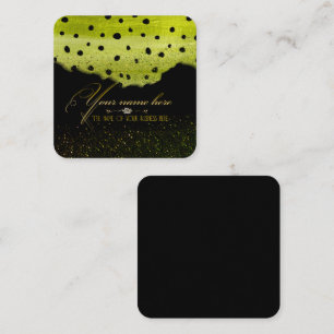 Tarjeta De Visita Cuadrada kleurenpistacho Vierkante Visitekaartje