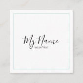 Tarjeta de visita cuadrado vierkante visitekaartje (Voorkant)