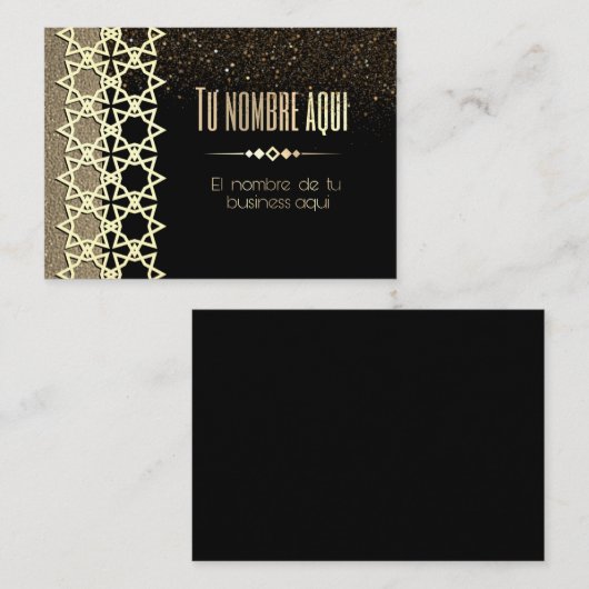 tarjeta de visita de negocios para personalizar visitekaartje (Voorkant / Achterkant)