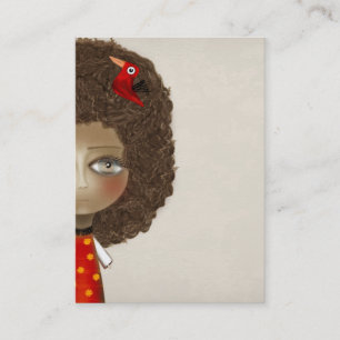 Tarjeta de visita de señora Beauful Eye Hair Visitekaartje