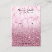 Tarjeta De Visita  Elegant Gold Glitter Marble Mod Visitekaartje (Voorkant)