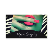 tarjeta de visita elegante