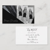 tarjeta de visita elegante visitekaartje (Voorkant / Achterkant)