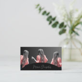 tarjeta de visita elegante visitekaartje (Staand voorkant)