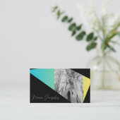 tarjeta de visita elegante visitekaartje (Staand voorkant)