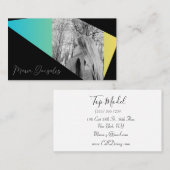 tarjeta de visita elegante visitekaartje (Voorkant / Achterkant)