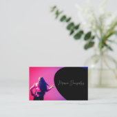 tarjeta de visita elegante visitekaartje (Staand voorkant)