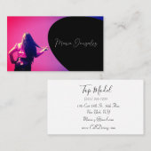 tarjeta de visita elegante visitekaartje (Voorkant / Achterkant)