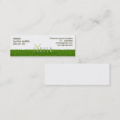 Tarjeta de visita Garden_jardín 76x25mm Mini Visitekaartje (Voorkant / Achterkant)