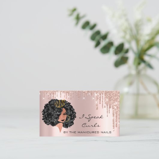 Tarjeta De Visita Loyalty Kaart 10 Punch Princess Visitekaartje (Staand voorkant)