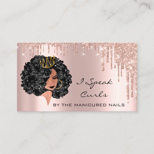 Tarjeta De Visita Loyalty Kaart 10 Punch Princess Visitekaartje (Voorkant)