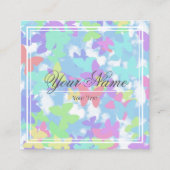 Tarjeta de Visita - Mariposas Vierkante Visitekaartje (Voorkant)