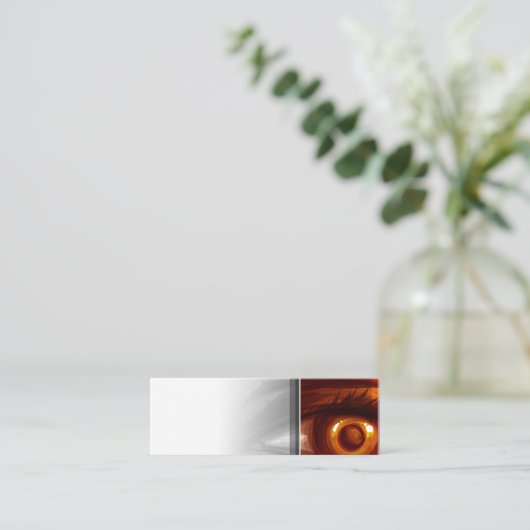 Tarjeta de visita mini visitekaartje (Staand voorkant)