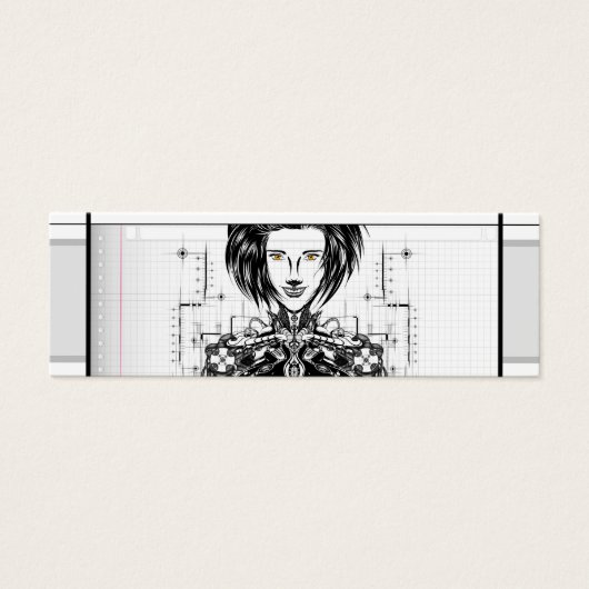 Tarjeta de visita mini visitekaartjes (Voorkant)