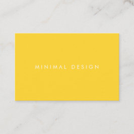 Tarjeta de visita Minimal Yellow Business Card Visitekaartje