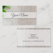 Tarjeta de visita - Natural 05 Visitekaartje (Voorkant / Achterkant)