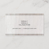 Tarjeta de visita - Natural 05 Visitekaartje (Achterkant)