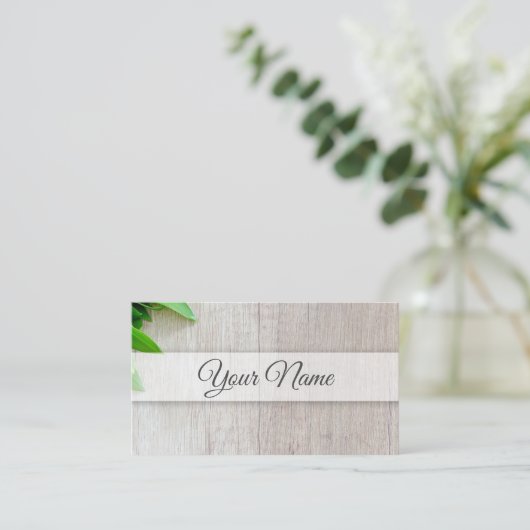 Tarjeta de visita - Natural 05 Visitekaartje (Staand voorkant)