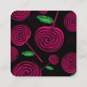 TARJETA DE VISITA pastelería Vierkante Visitekaartje (Achterkant)