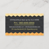 Tarjeta De Visita Vendedor de miel: apicultor Visitekaartje (Achterkant)