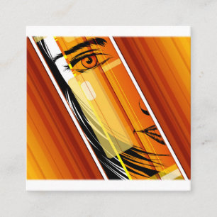 Tarjeta de visita vierkante visitekaartje