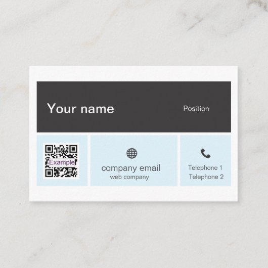 Tarjeta de visita visitekaartje (Voorkant)