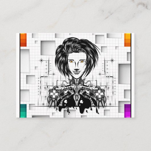 Tarjeta de visita visitekaartje (Voorkant)