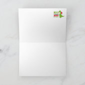 Tarjeta Dinosaurio San Valentín para niños Kaart (Binnen)