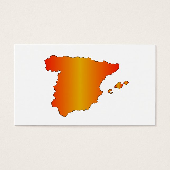 Tarjeta España Visitekaartjes (Voorkant)