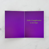 Tarjeta - Feliz Cumpleaños a mi hija Kaart (Binnen)