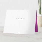 Tarjeta - Feliz Cumpleaños - Las Dalias Rosas Kaart (Achterkant)