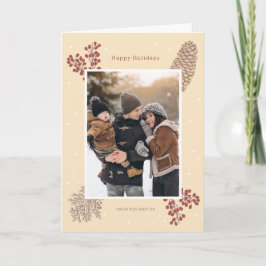 Tarjeta festiva baya rama navidad invierno vintage kaart