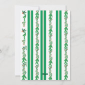 Tarjeta Festiva Border Ribbon Bow Feestdagenkaart (Achterkant)