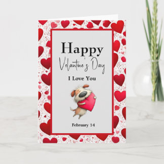 Tarjeta Happy Valentine's Day Feestdagen Kaart