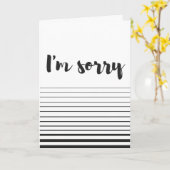 Tarjeta "Het spijt me" Kaart (Gele Bloem)