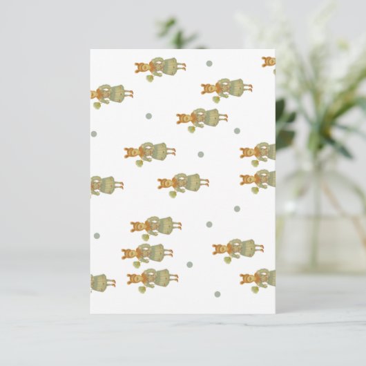 Tarjeta invitación kaart (Staand voorkant)