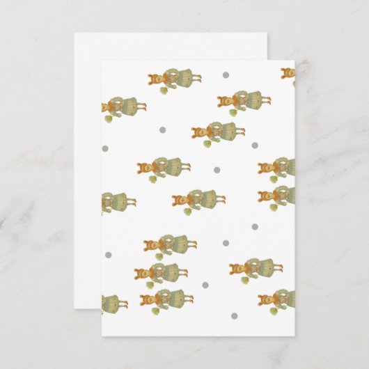 Tarjeta invitación kaart (Voorkant / Achterkant)