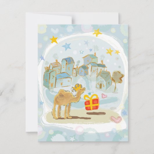 Tarjeta/invitación/saludo de Reyes Magos (Voorkant)